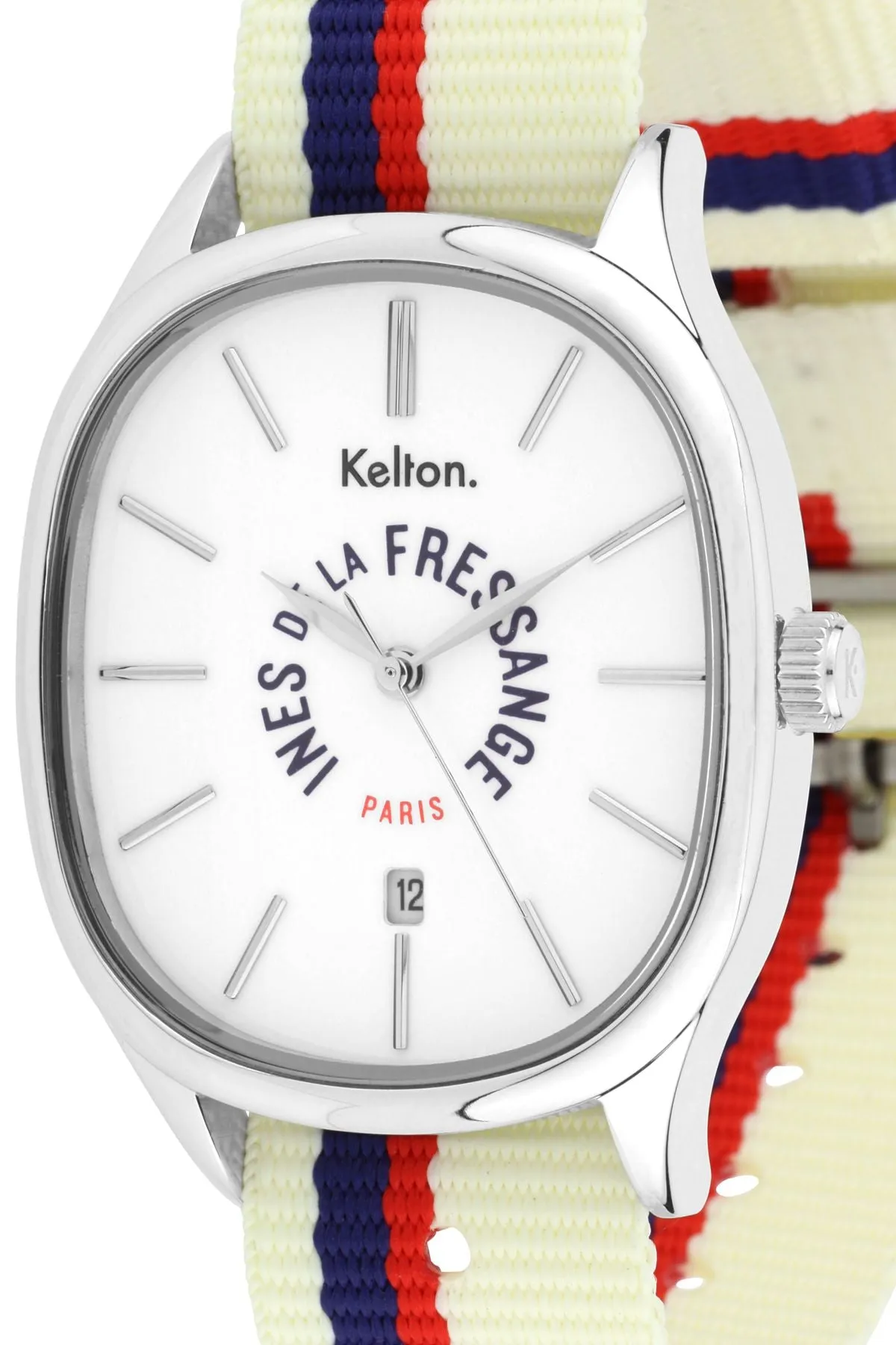Grande Colorama Sport ecru watch Kelton x Ines de la Fressange Paris