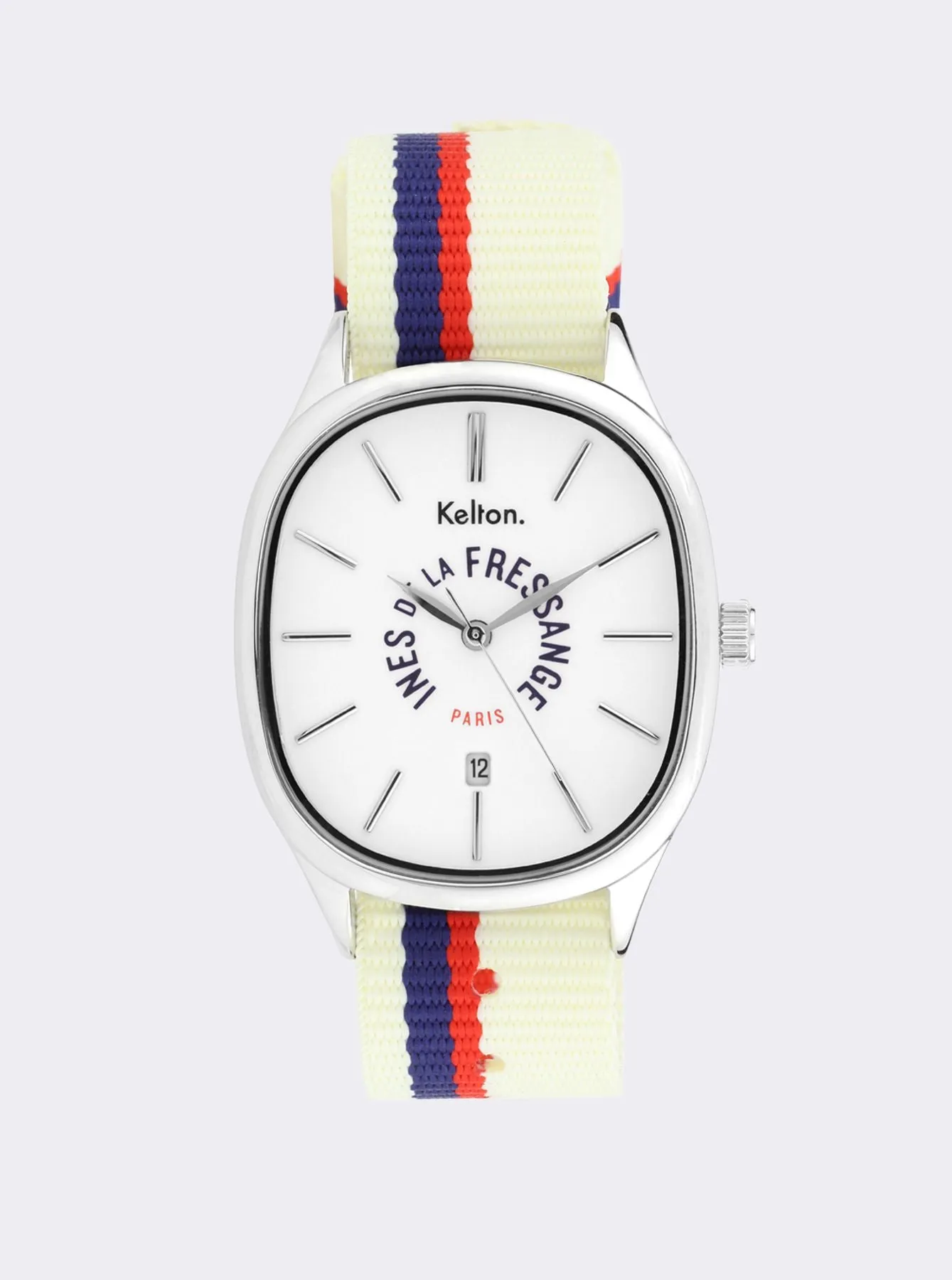 Grande Colorama Sport ecru watch Kelton x Ines de la Fressange Paris