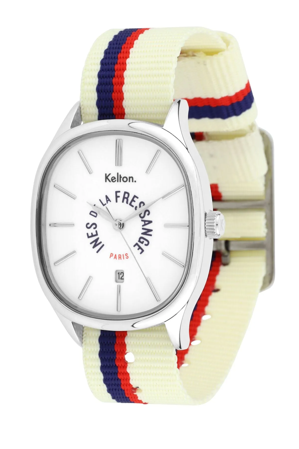 Grande Colorama Sport ecru watch Kelton x Ines de la Fressange Paris