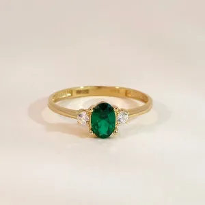 Green Trilogy Ring