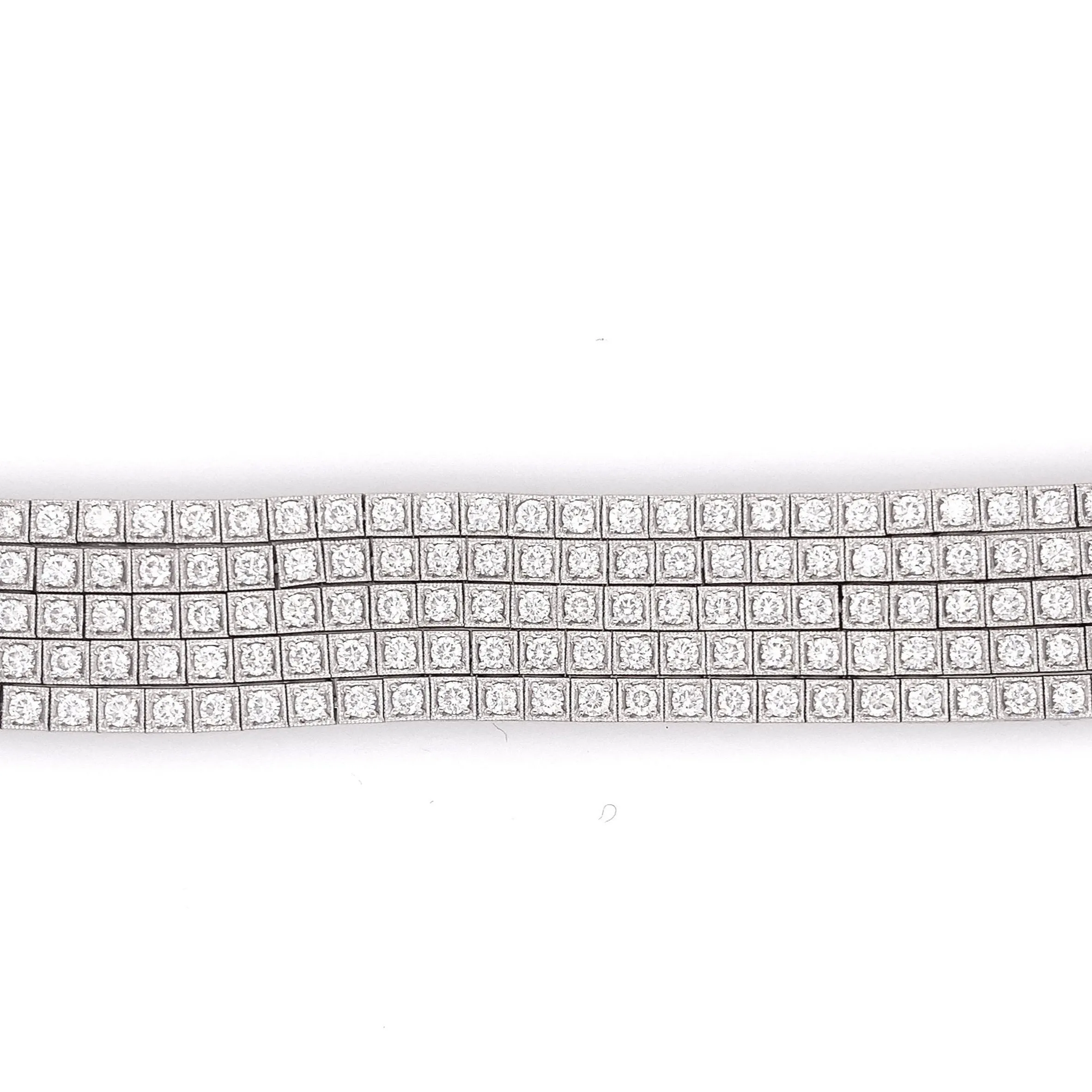 Gregg Ruth Five Row Tennis Bracelet