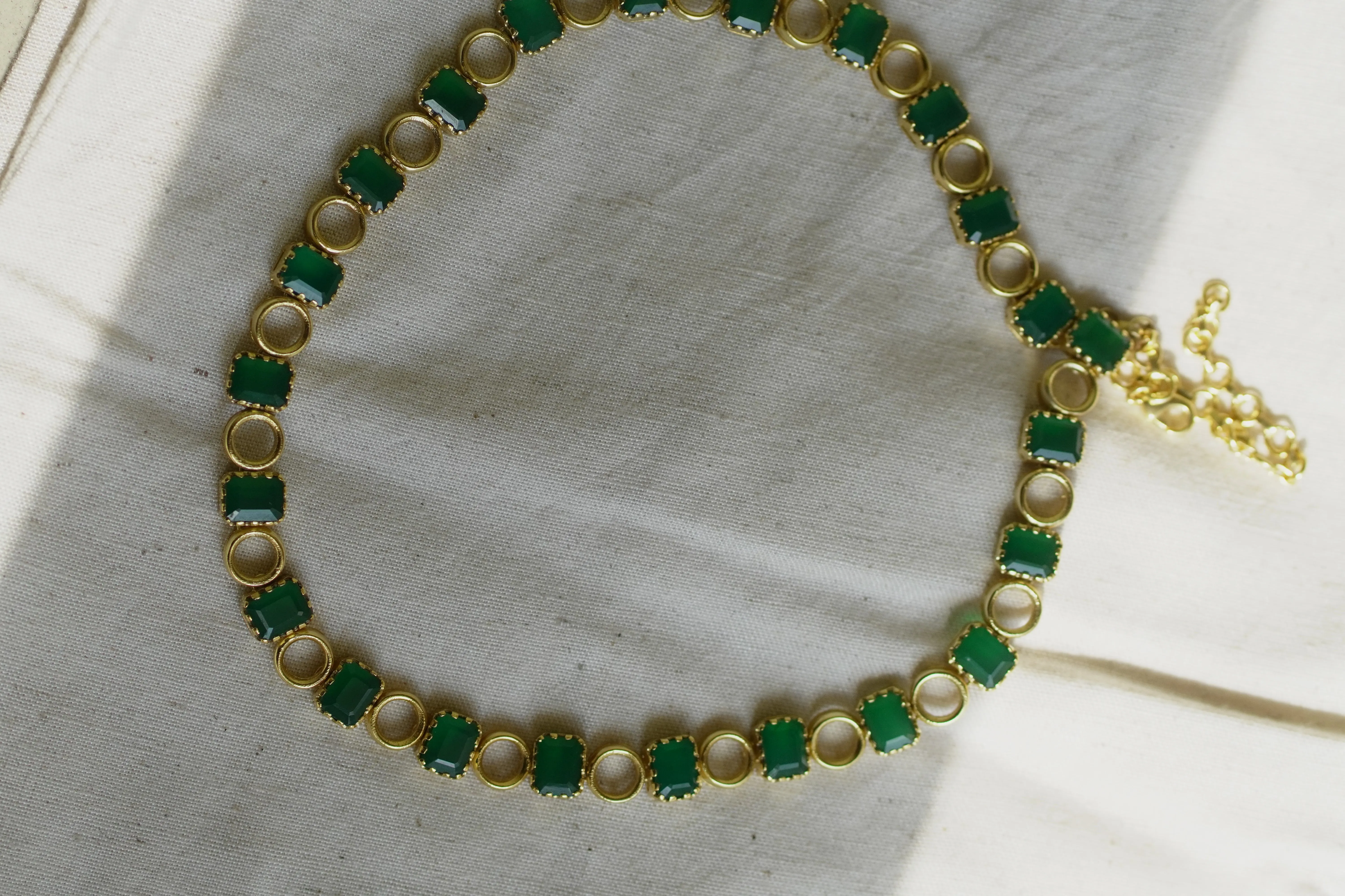 Gulika Green Onyx Necklace