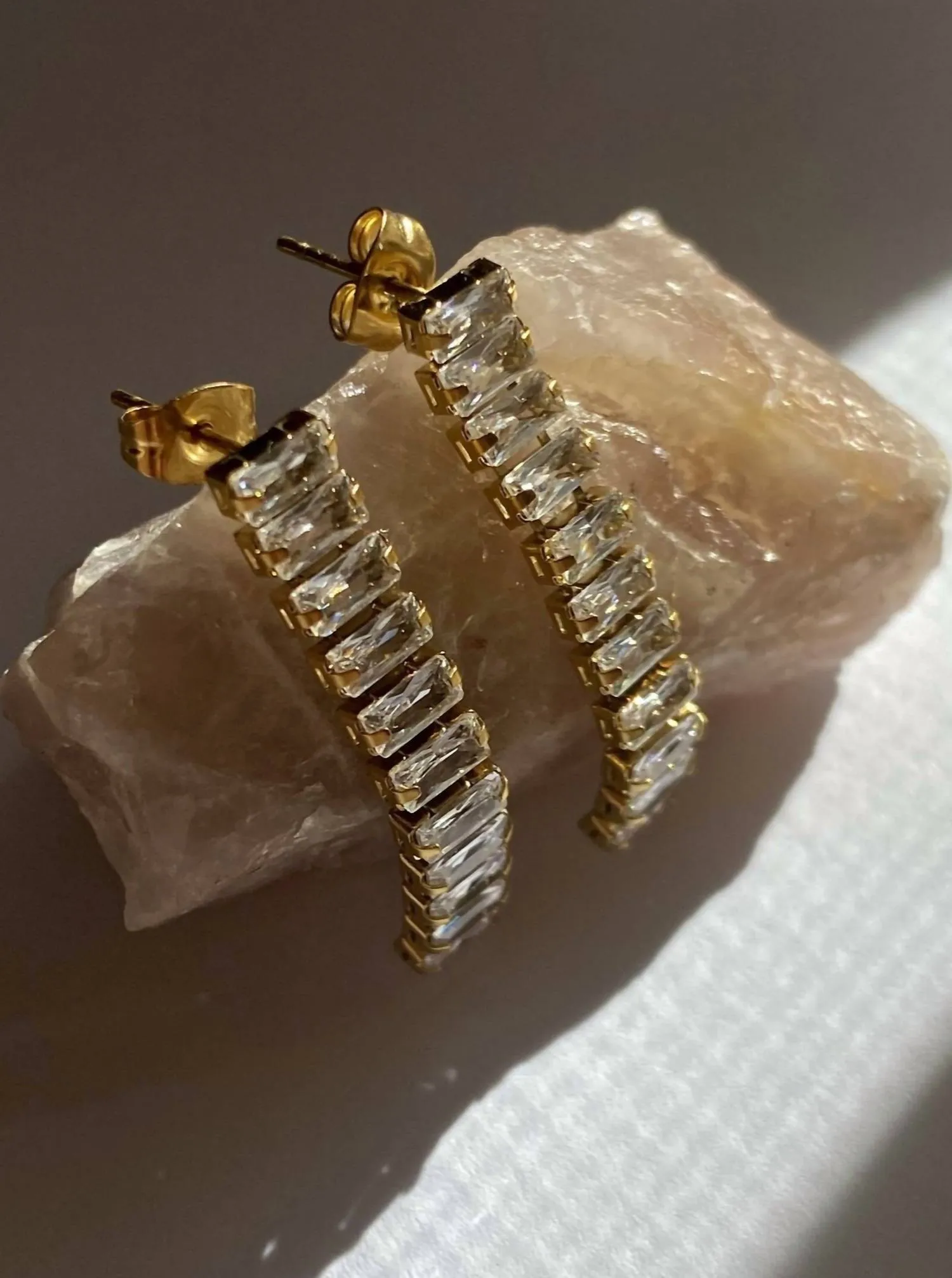 Hbic Earrings In Gold