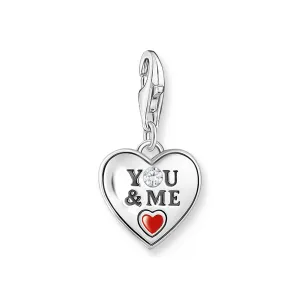Heart charm YOU & ME