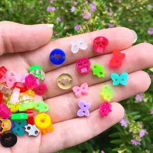 Heart, Skull, Butterfly & Hamsa links / 50 Pieces, 10mm