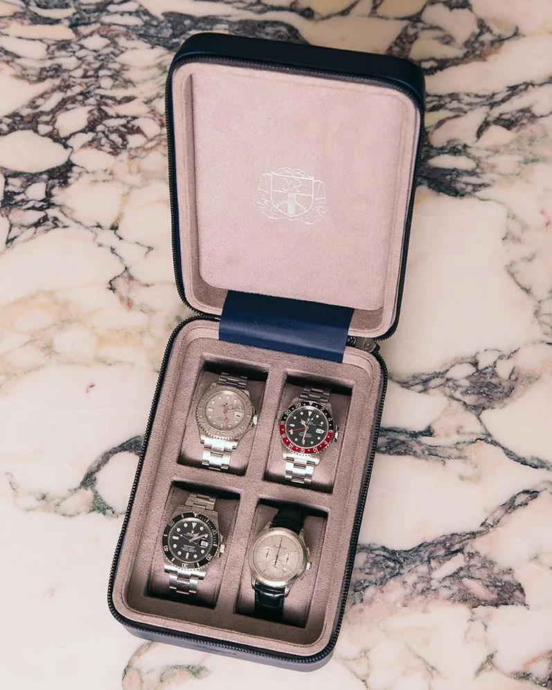 Hyde Park Four Watch Zip Case