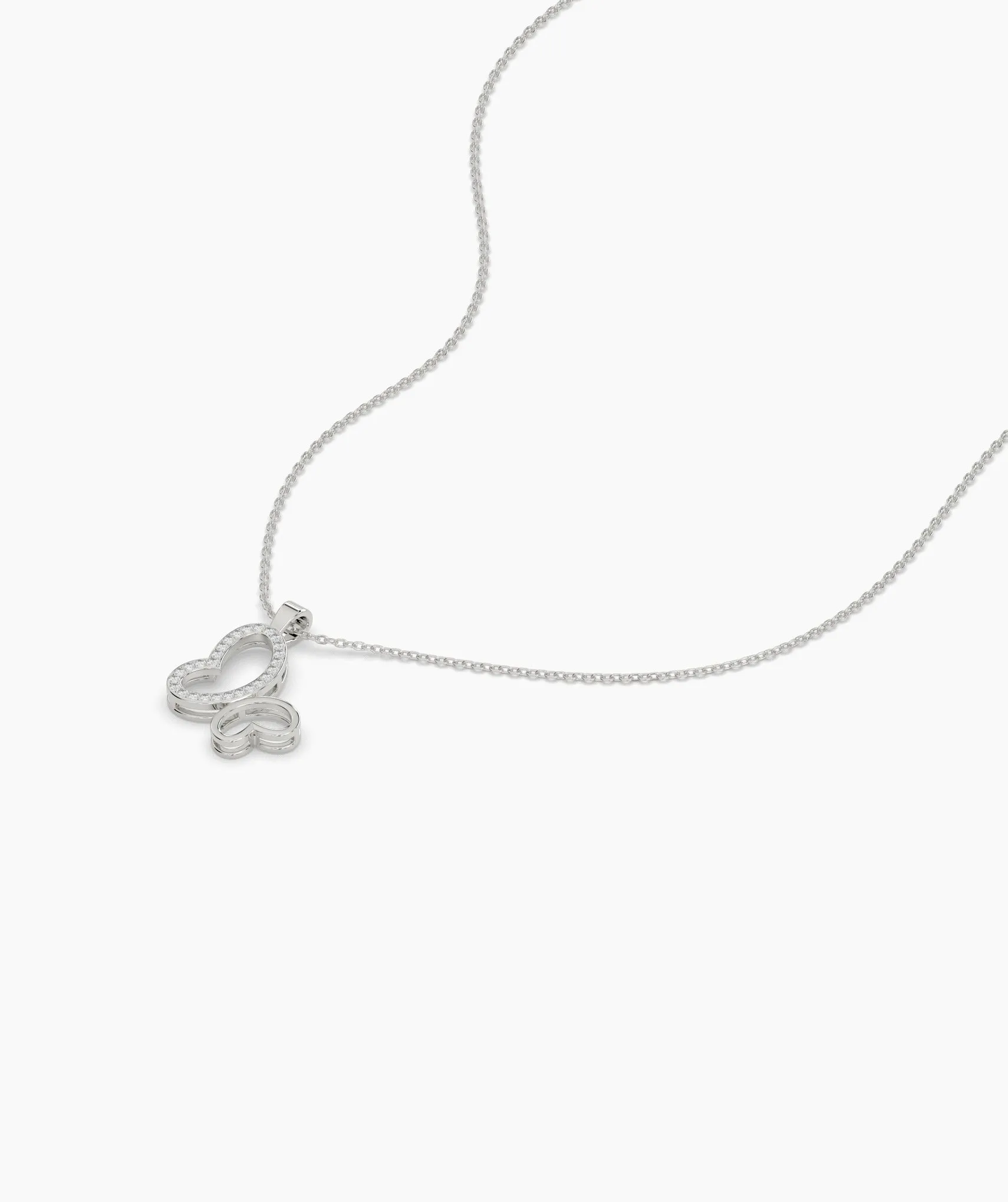 Intertwined Hearts Necklace