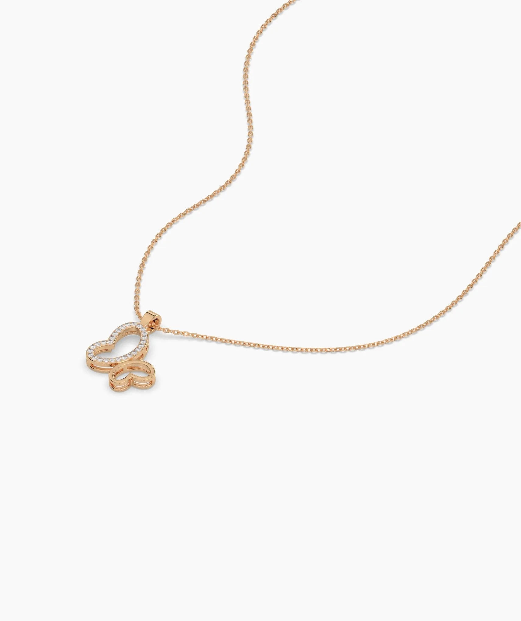 Intertwined Hearts Necklace