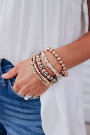 Into The Mix Stack Bracelets - Gold