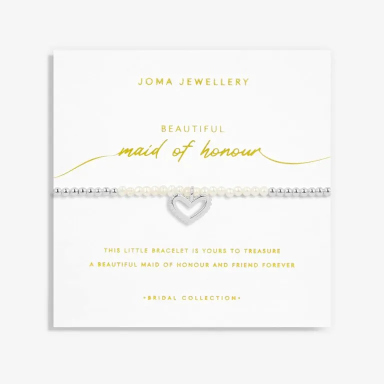 Joma Bridal Maid Of Honour Pearl Bracelet
