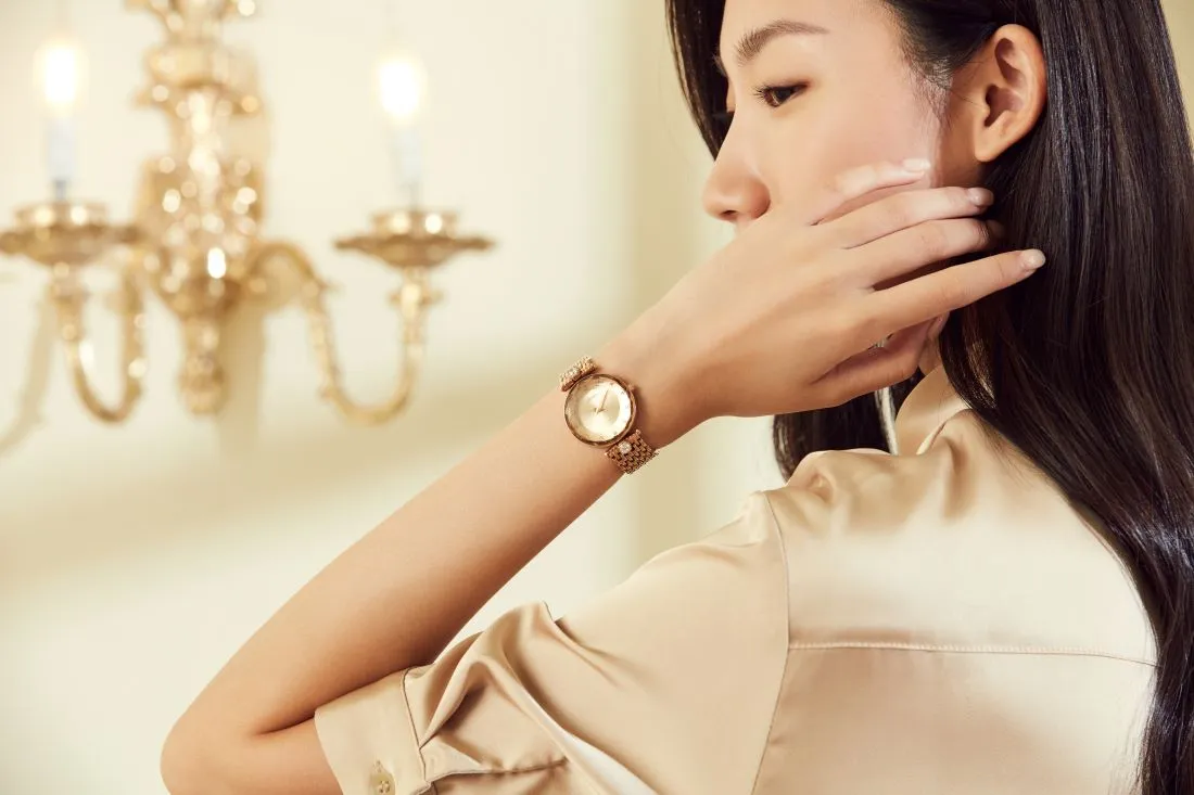 Jowissa Swiss Made Rose Gold Dial Analog Watch for - Woman J5.845.M