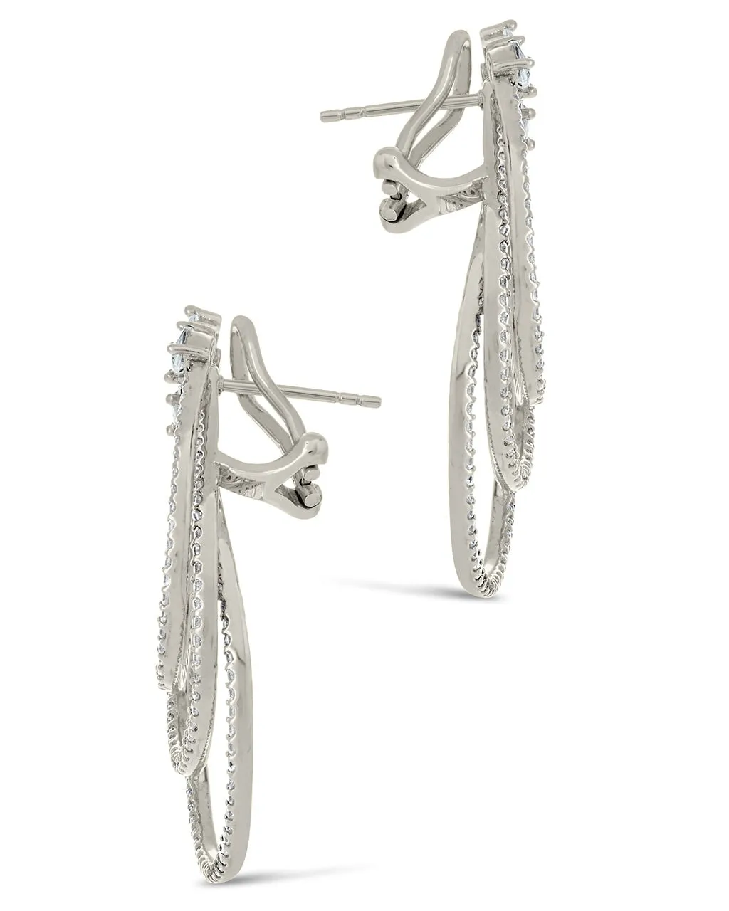 Kaia CZ Statement Drop Earrings