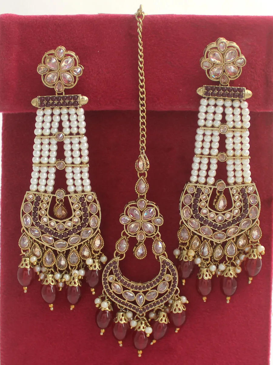 Kashish Earrings & Tikka