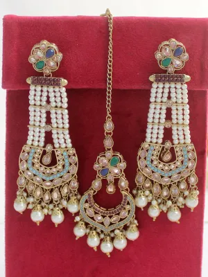 Kashish Earrings & Tikka