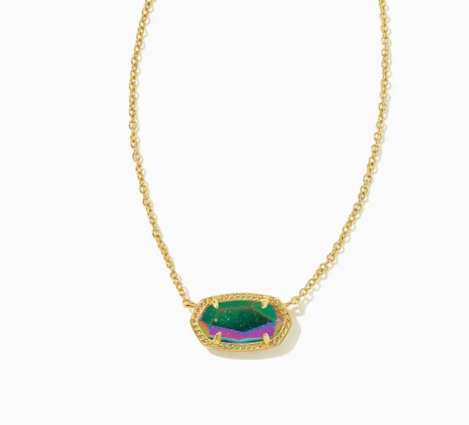 Kendra Scott Elisa Pendant In Gold
