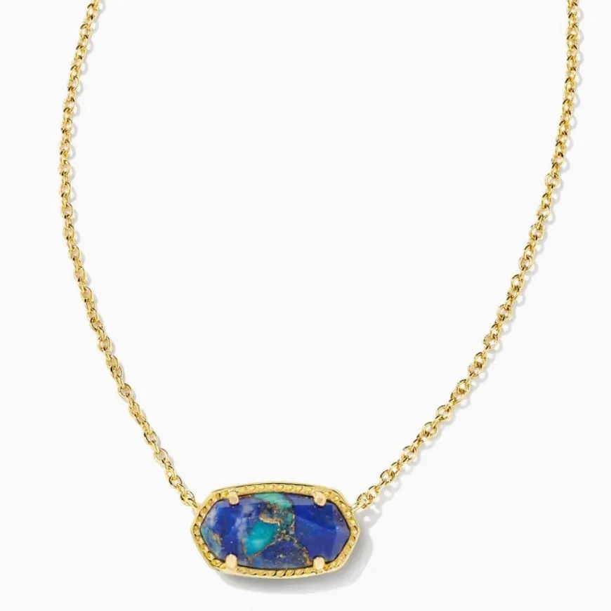 Kendra Scott Elisa Pendant In Gold