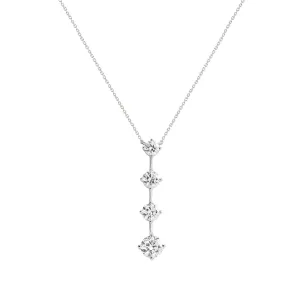 LAB GROWN Drop Graduating Diamond Pendant