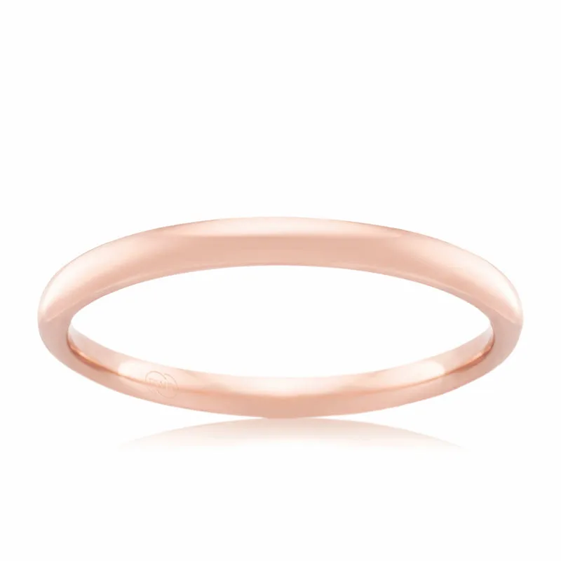 Ladies Classic Gold Wedding Band - 'Hera' - from the Trewarne Goddess Collection