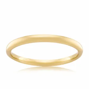Ladies Classic Gold Wedding Band - 'Hera' - from the Trewarne Goddess Collection