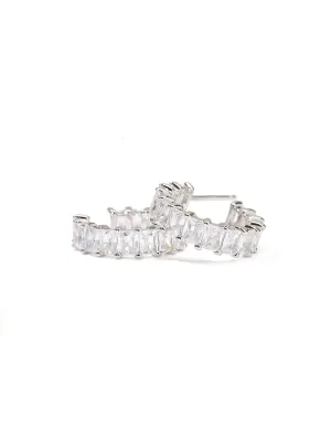 LADY - Earrings • Color: White Gold