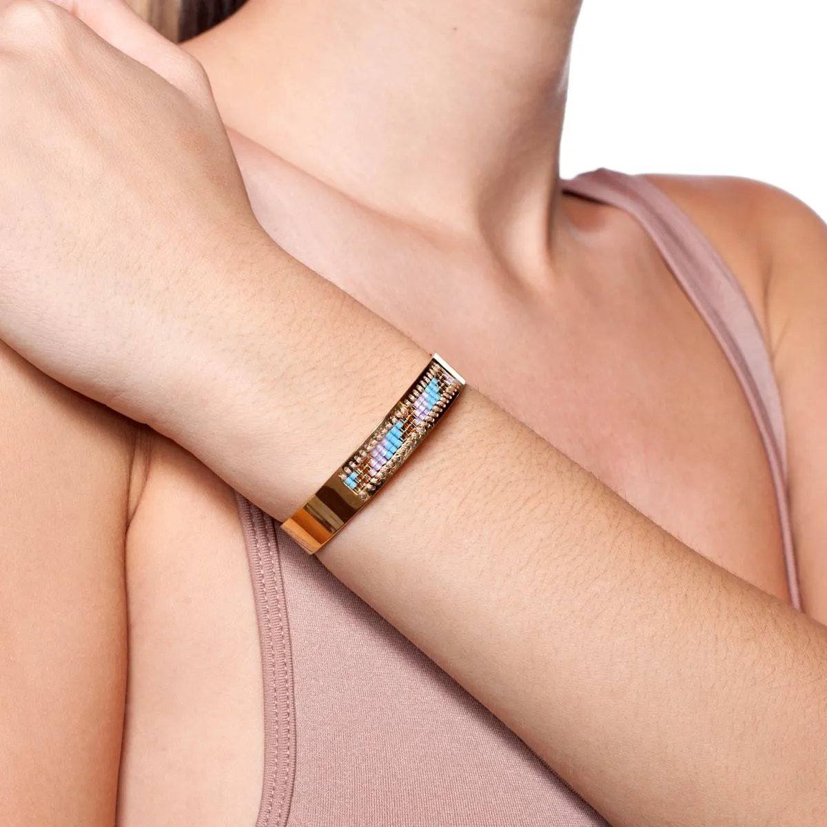Laguna Niguel | 18k Gold | Boho Bangle