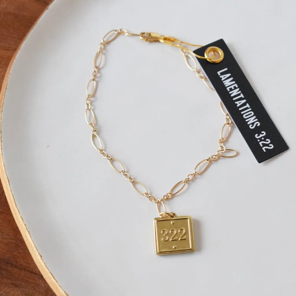 Lamentations 3:22 Bracelet
