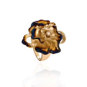Large Ember Rose Ring