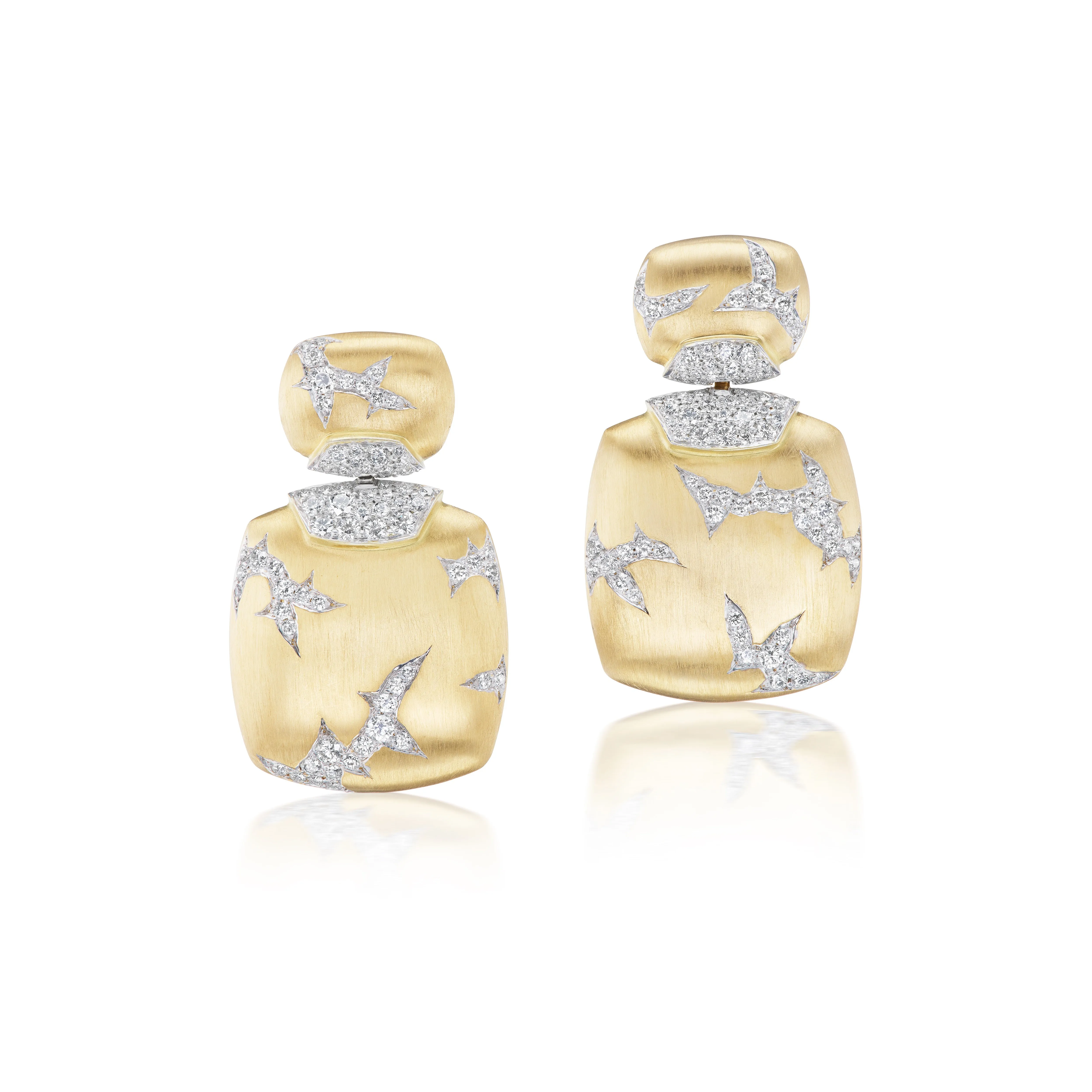 Lightening In A Square Earrings