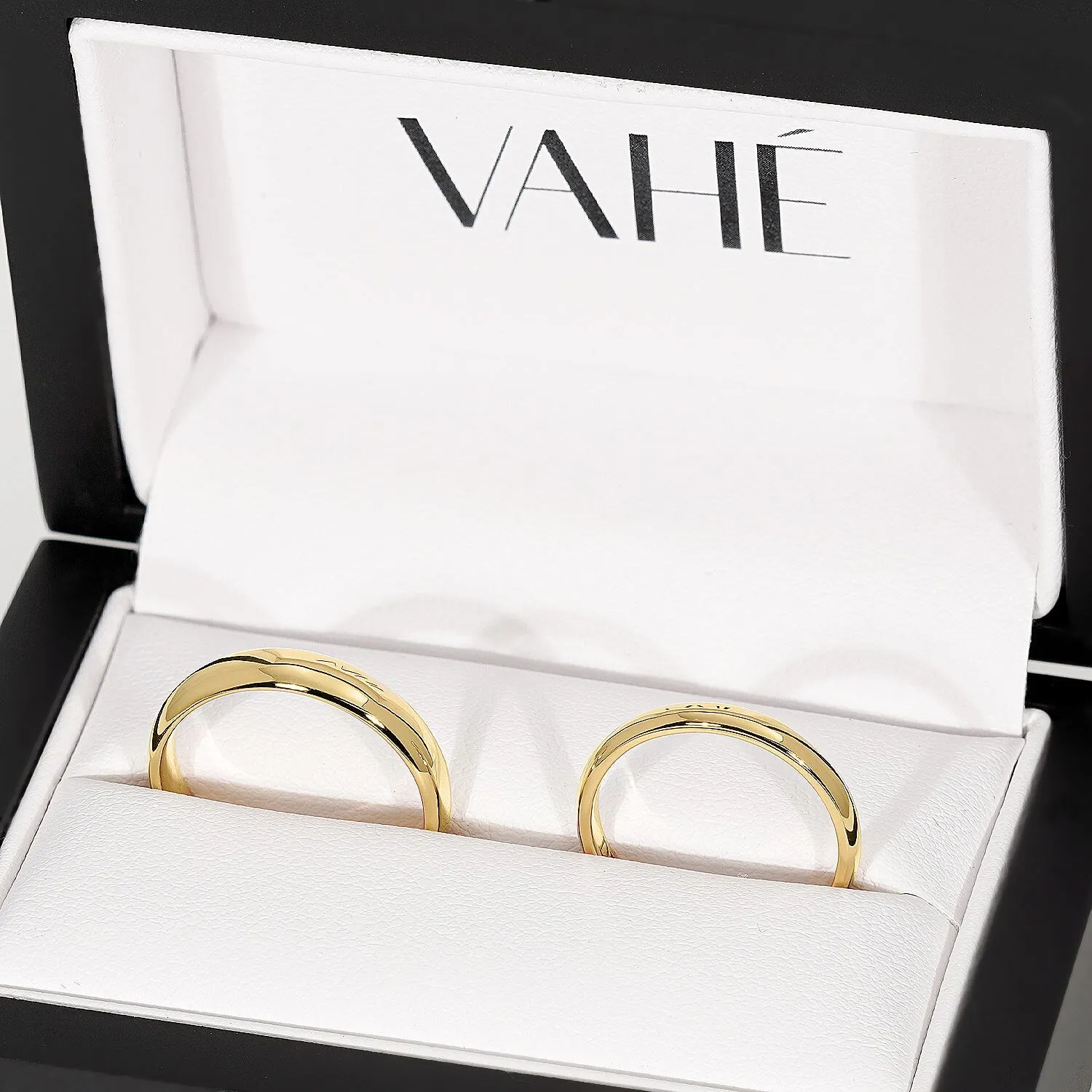 LILY | Classic Quarter Domed Ring (2.5mm) &  LILY | Classic Quarter Domed Ring (4mm)