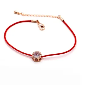 Lucky zircon red string chain bracelet new bijoux simple bracelets for women hot selling classic jewelry