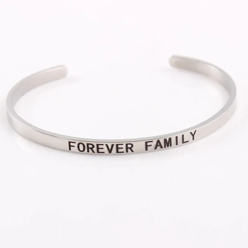 Mantra Bracelet With Inspirational Quotes