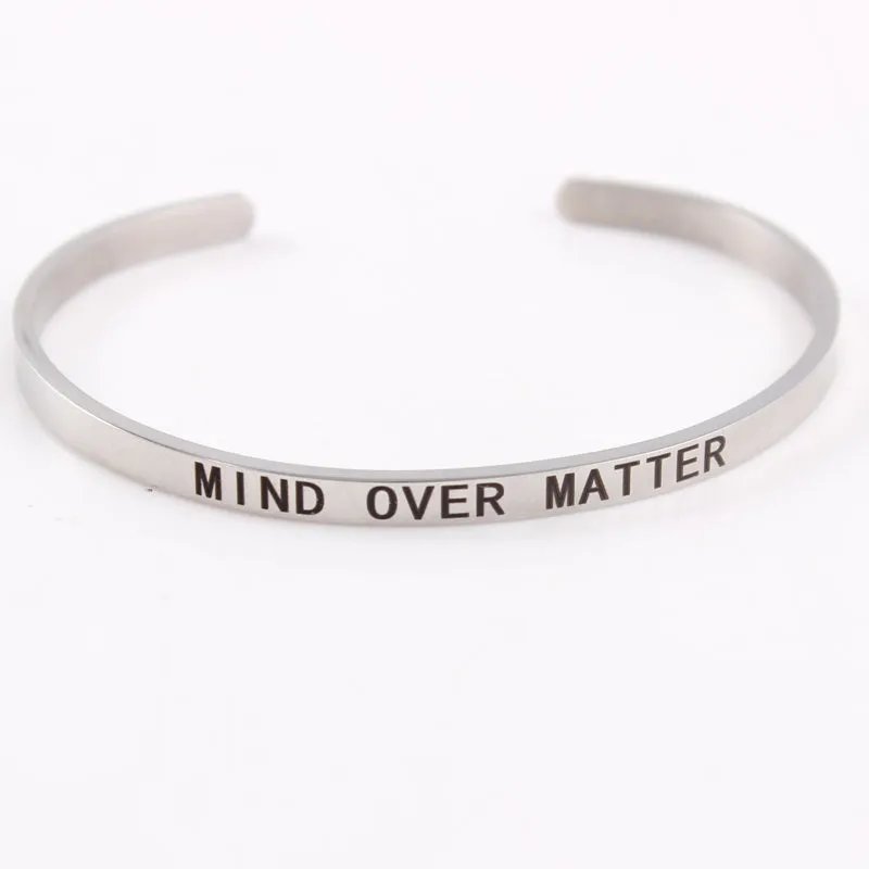 Mantra Bracelet With Inspirational Quotes