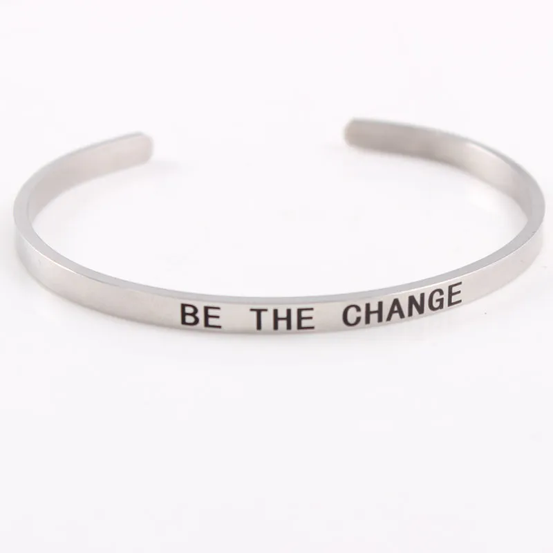 Mantra Bracelet With Inspirational Quotes