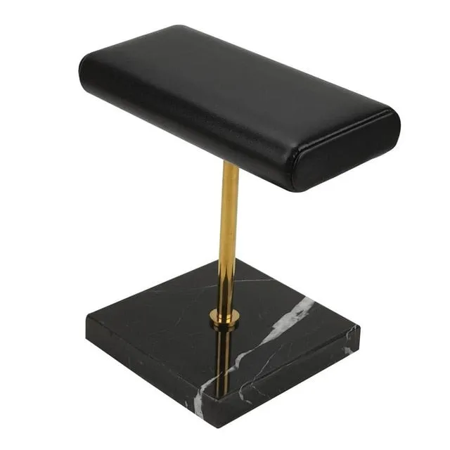 Marble and PU Leather Watch Holder Stand Watch Display Case