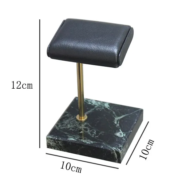 Marble and PU Leather Watch Holder Stand Watch Display Case