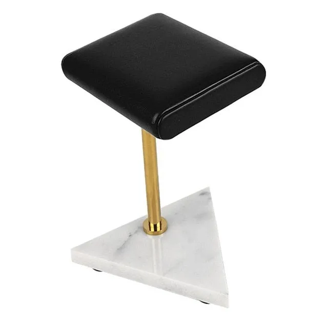 Marble and PU Leather Watch Holder Stand Watch Display Case
