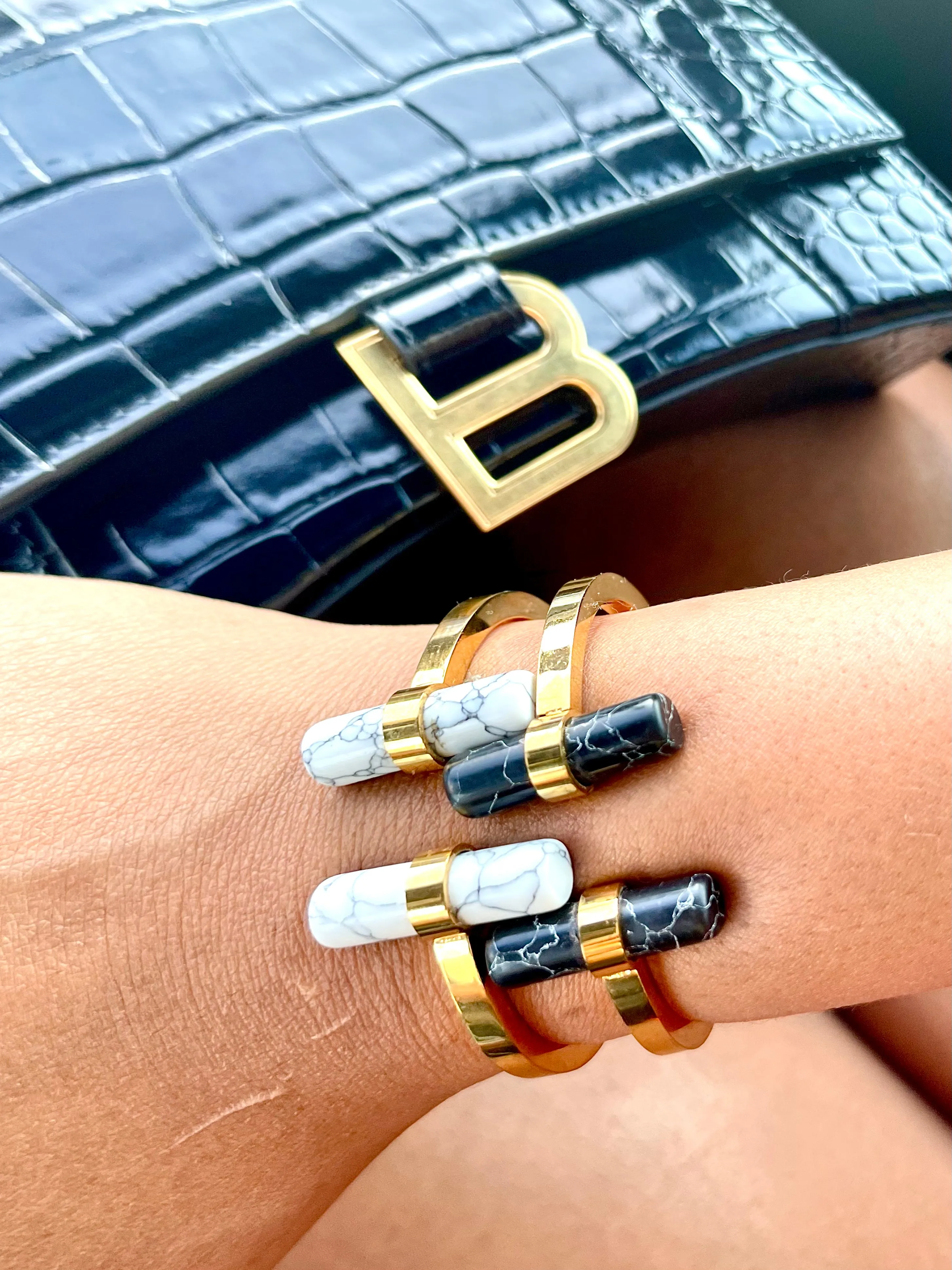 Marble Luxxe Bangle