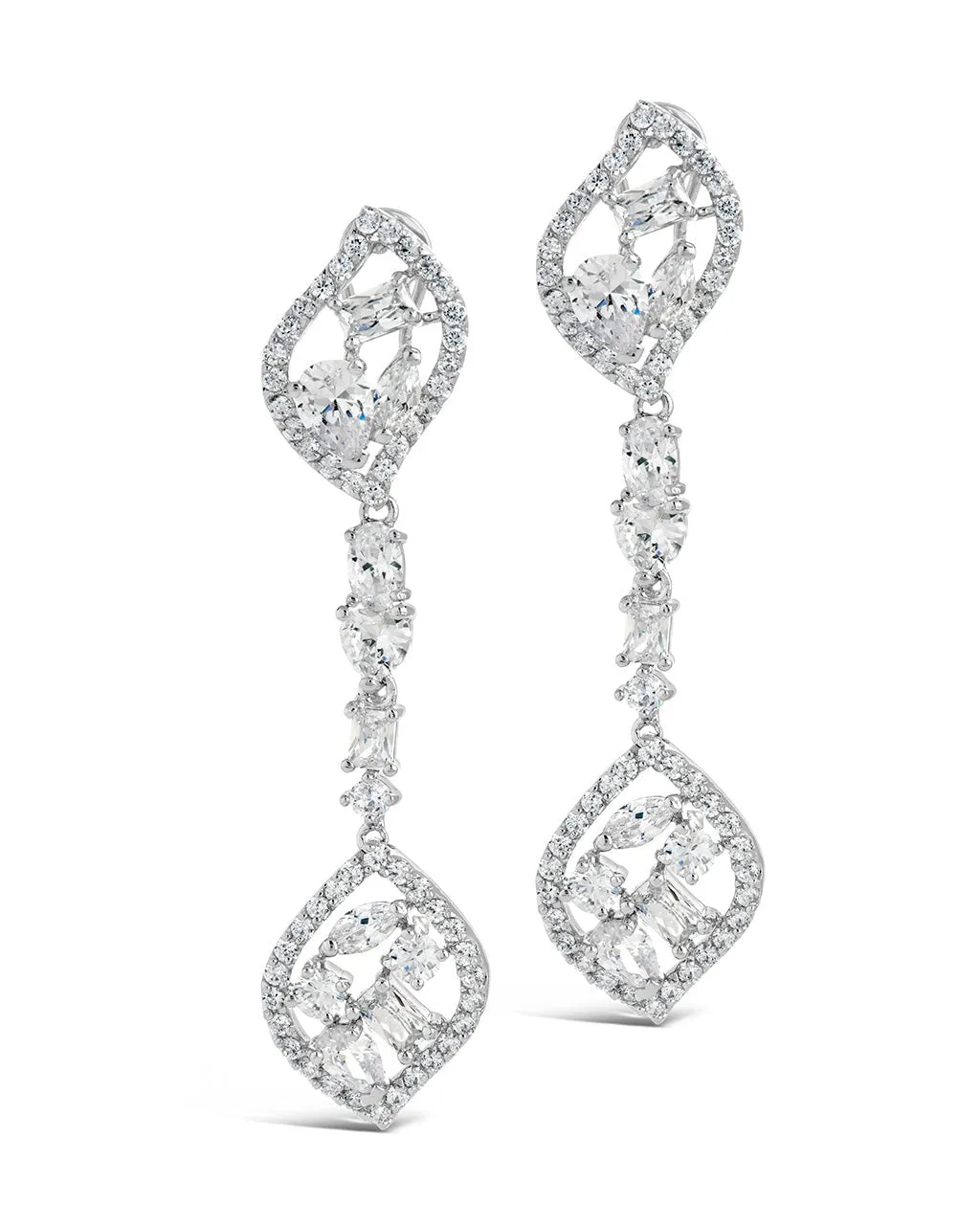 Mariah CZ Drop Earrings