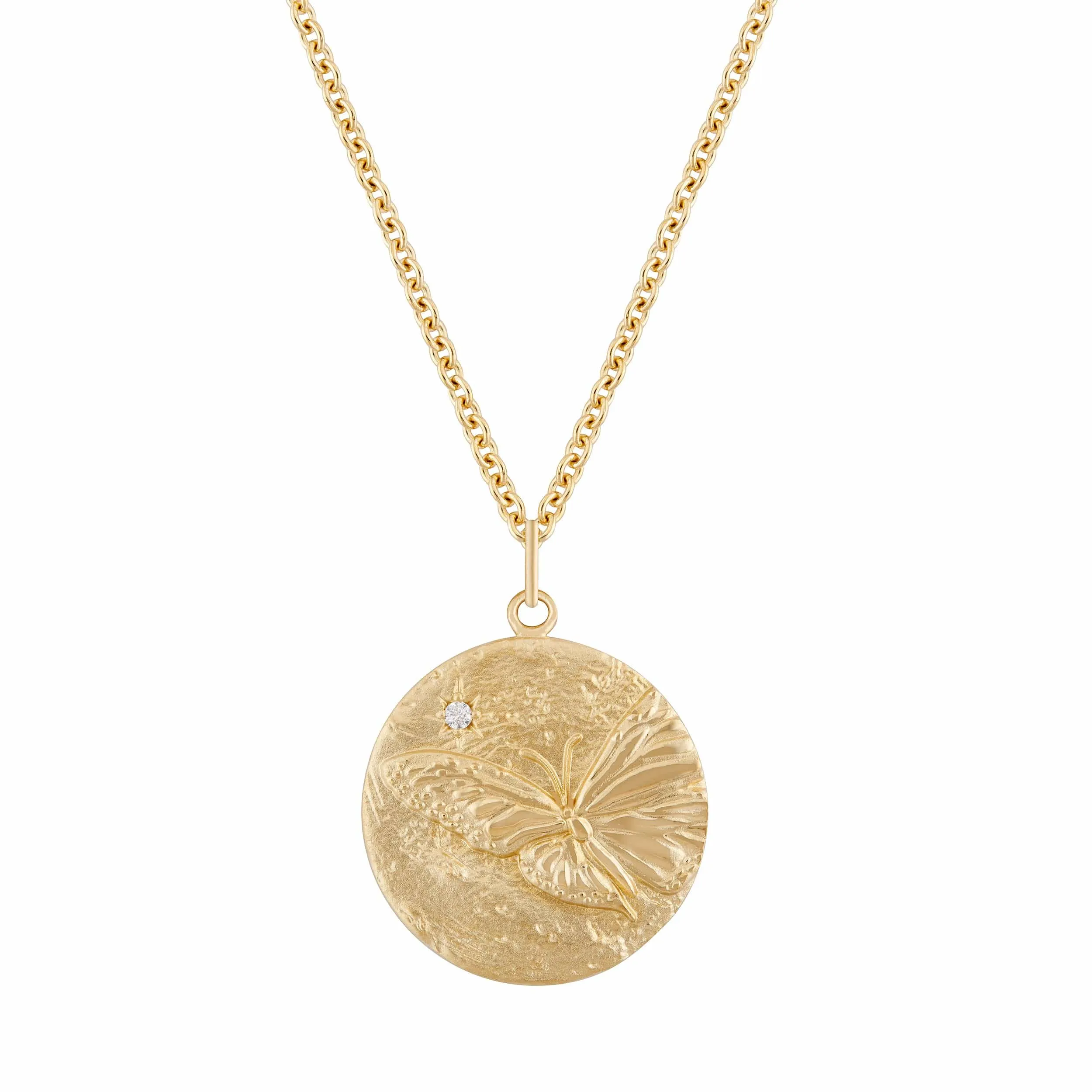 Mariposa Butterfly Pendant Necklace