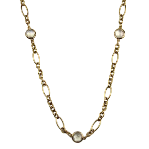Mark Henry 18k Yellow Gold Moonstone Necklace