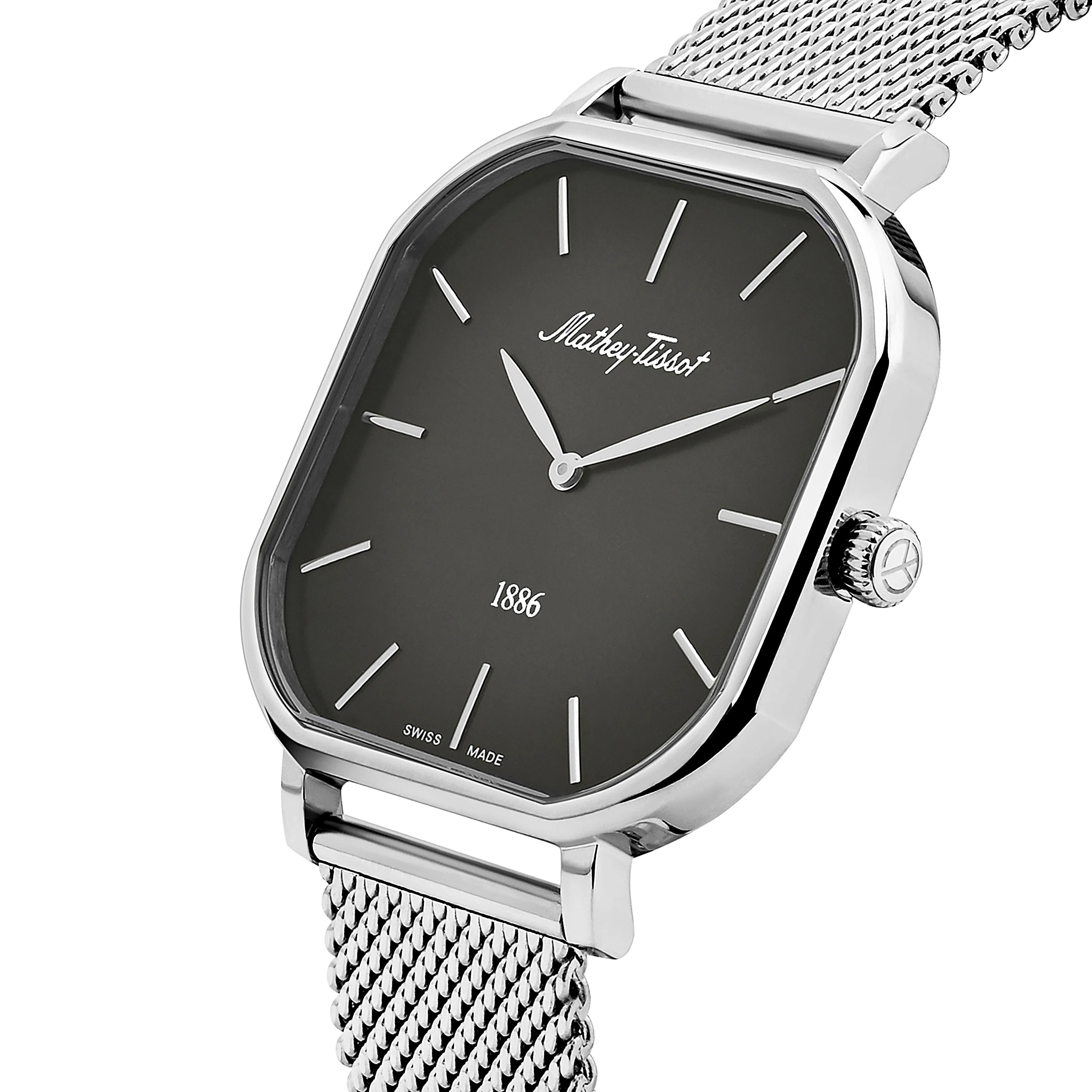 Mathey Tissot Monsoon Square Swiss Made Classic Analog Watch For Men - H7917AN