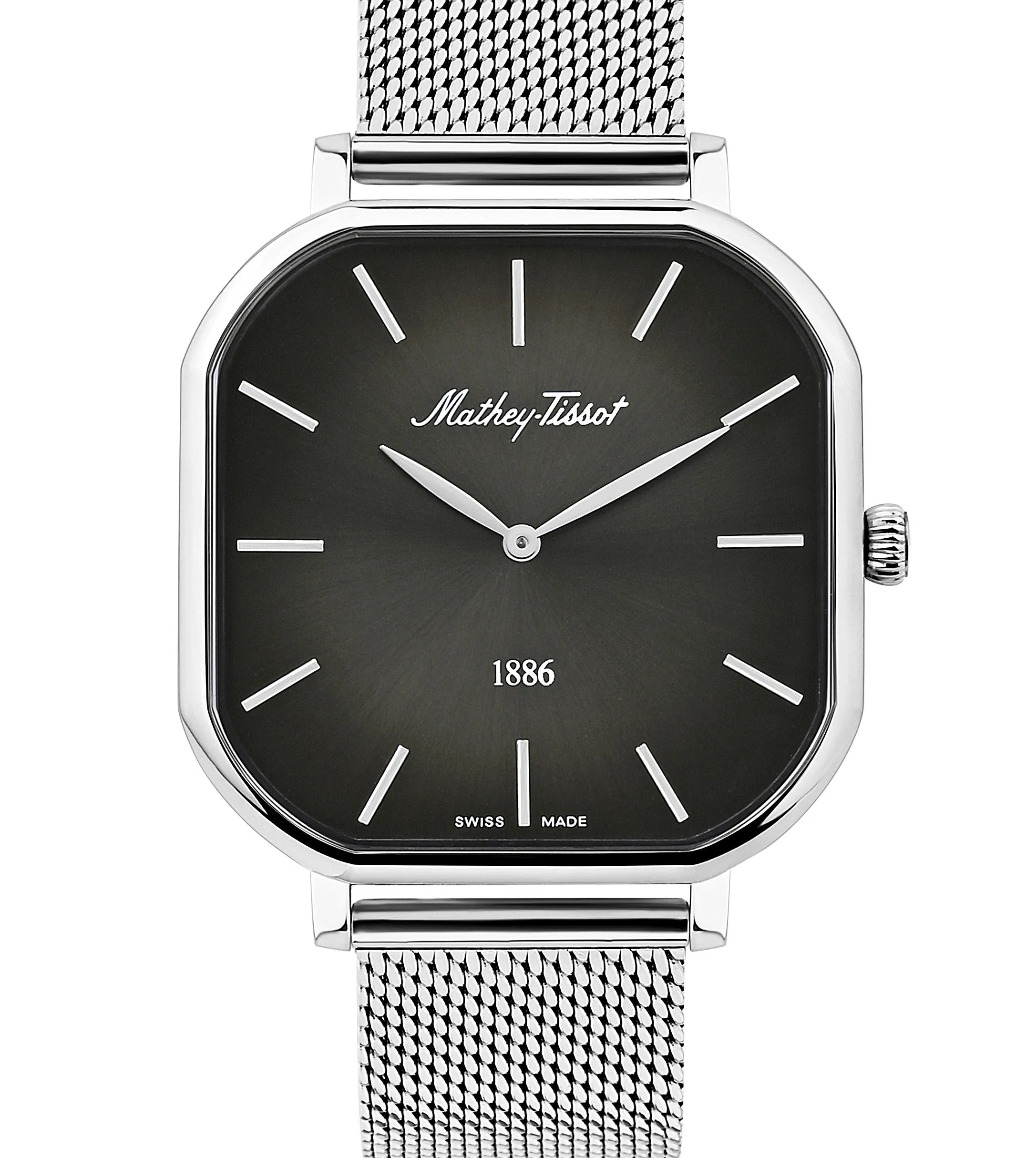 Mathey Tissot Monsoon Square Swiss Made Classic Analog Watch For Men - H7917AN