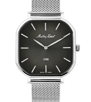 Mathey Tissot Monsoon Square Swiss Made Classic Analog Watch For Men - H7917AN