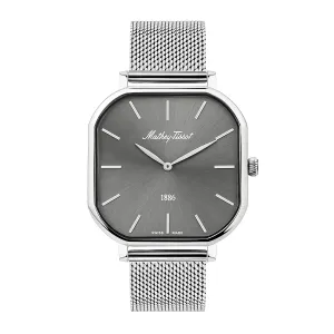 Mathey-Tissot Monsoon Square Swiss Made Classic Analog Watch For Men-H7917AS