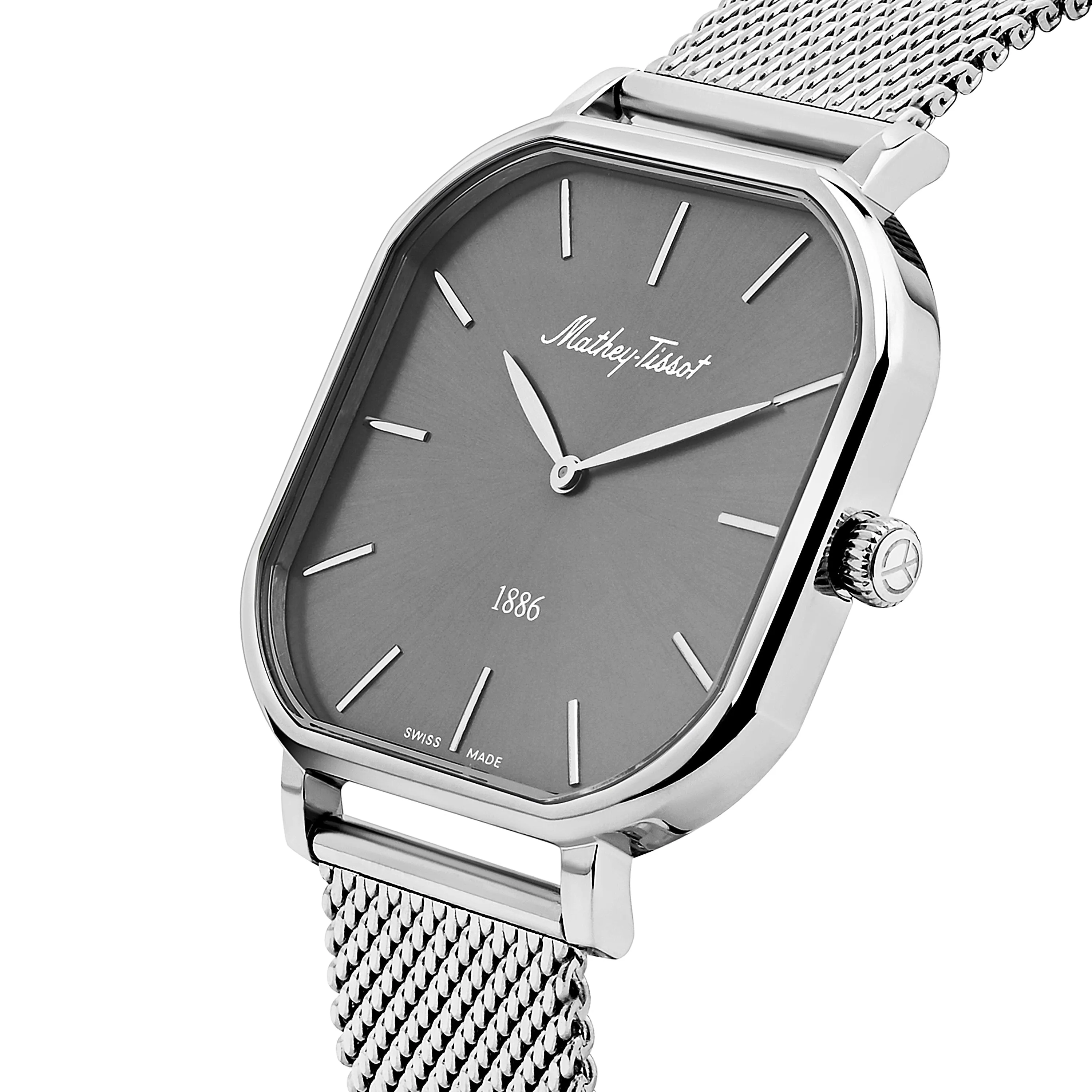Mathey-Tissot Monsoon Square Swiss Made Classic Analog Watch For Men-H7917AS