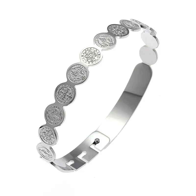 Matte Copper Magnetic Bracelet Men\\\\'s Arthritis Adjustable High Magnet Men\\\\'s Cuff Bracelet Magnetic Health Jewelry