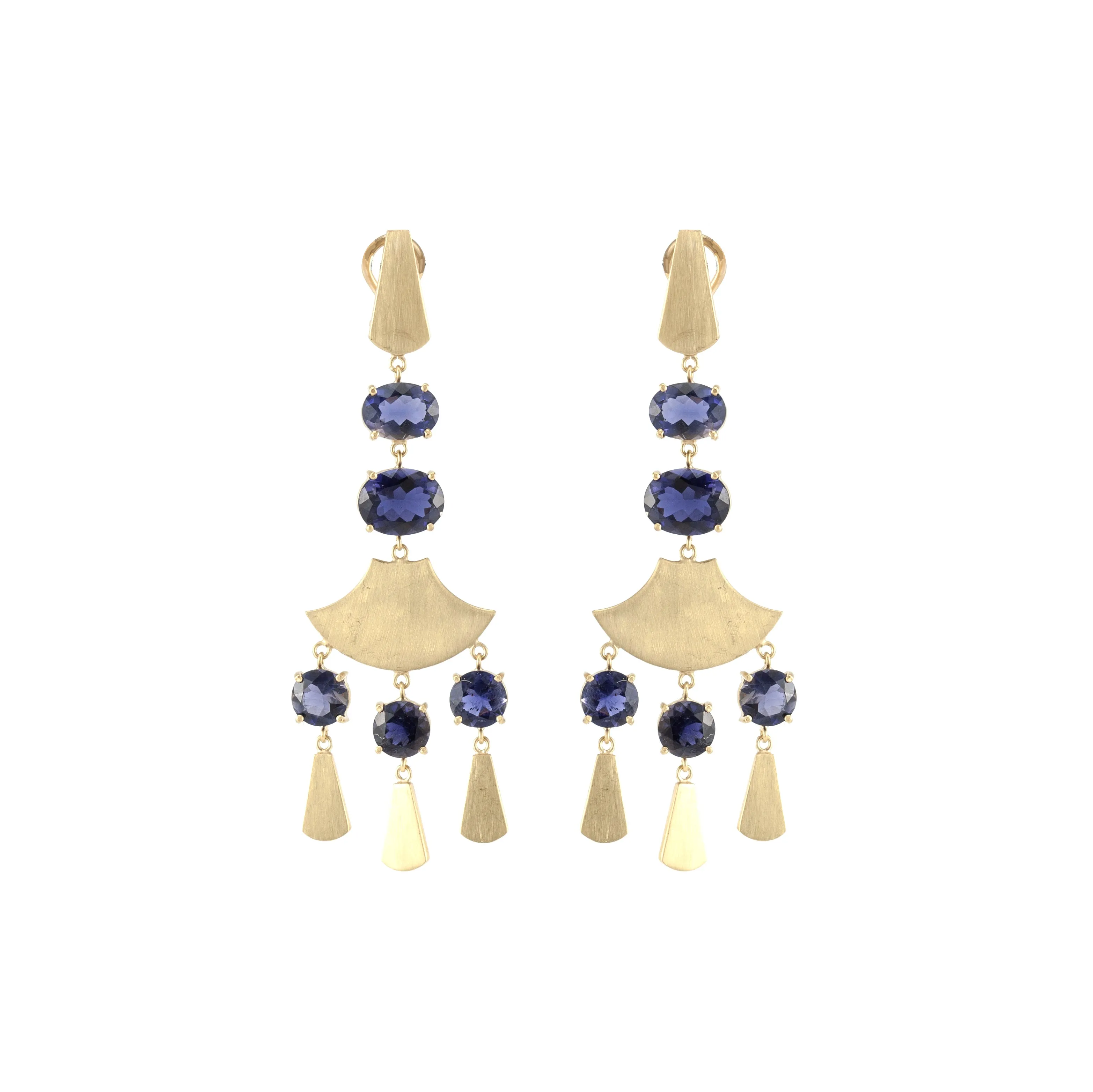 Maya Iolite Earrings