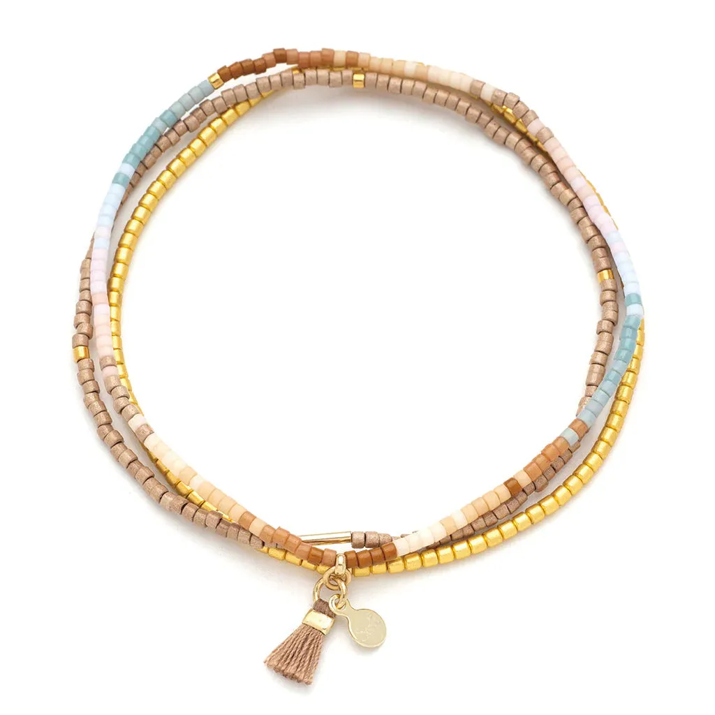 MB004 Chromacolor Bracelet Trio Desert Multi Gold