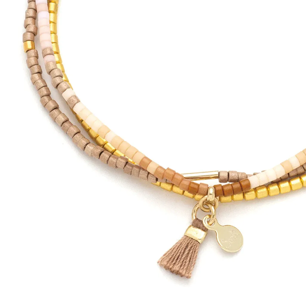 MB004 Chromacolor Bracelet Trio Desert Multi Gold
