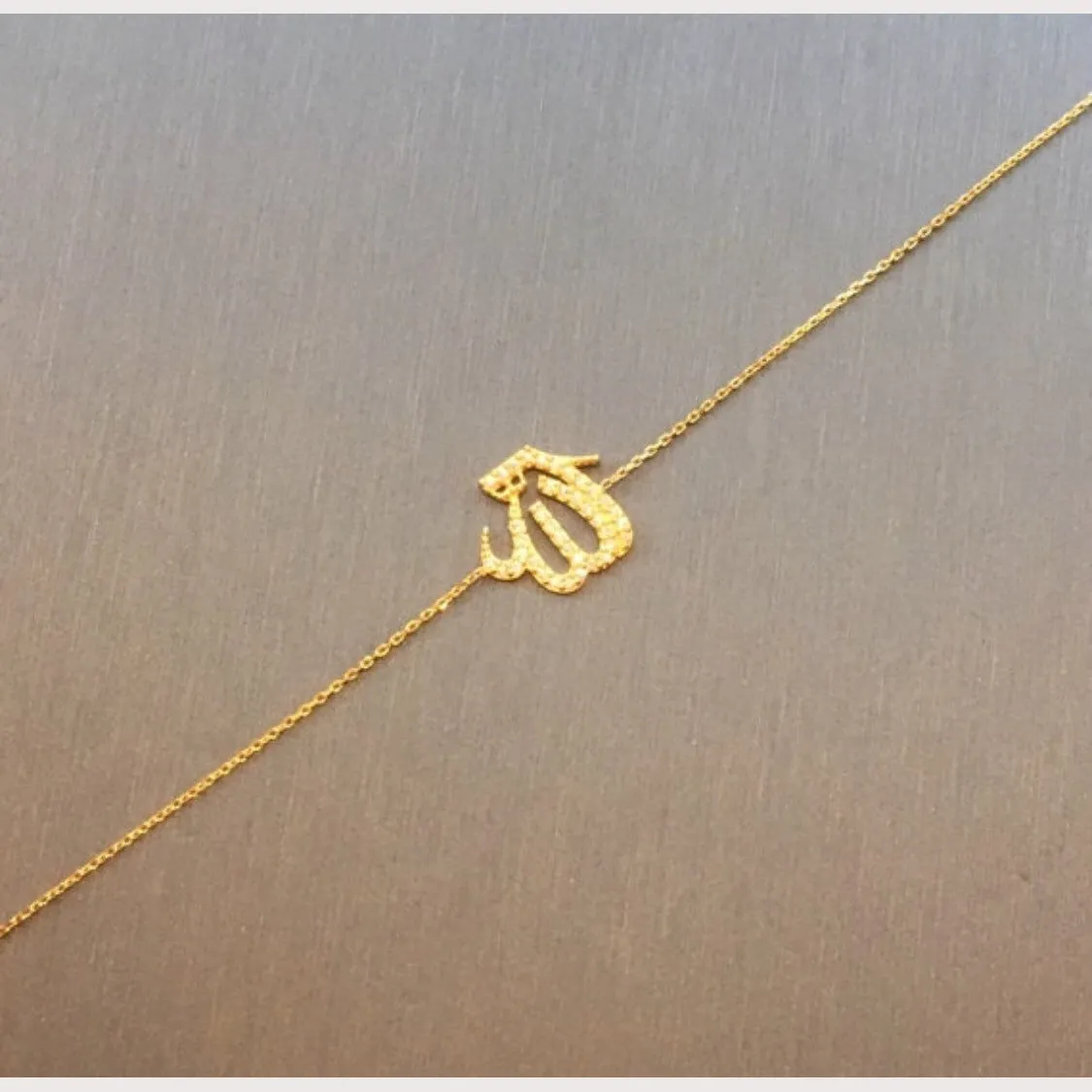 Medium Pave Allah Bracelet